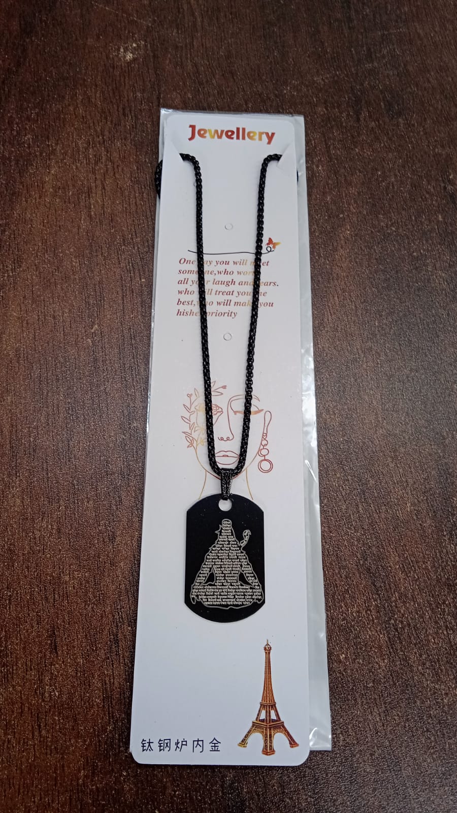 Man wearing the spiritual Mahadev Locket, a thoughtful accessory for daily devotion.