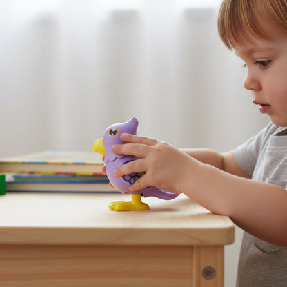 Retro style spring toy for children