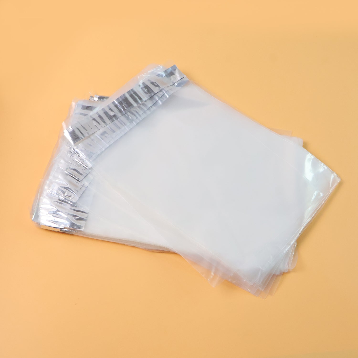 Durable tear-resistant courier polybag for secure parcels