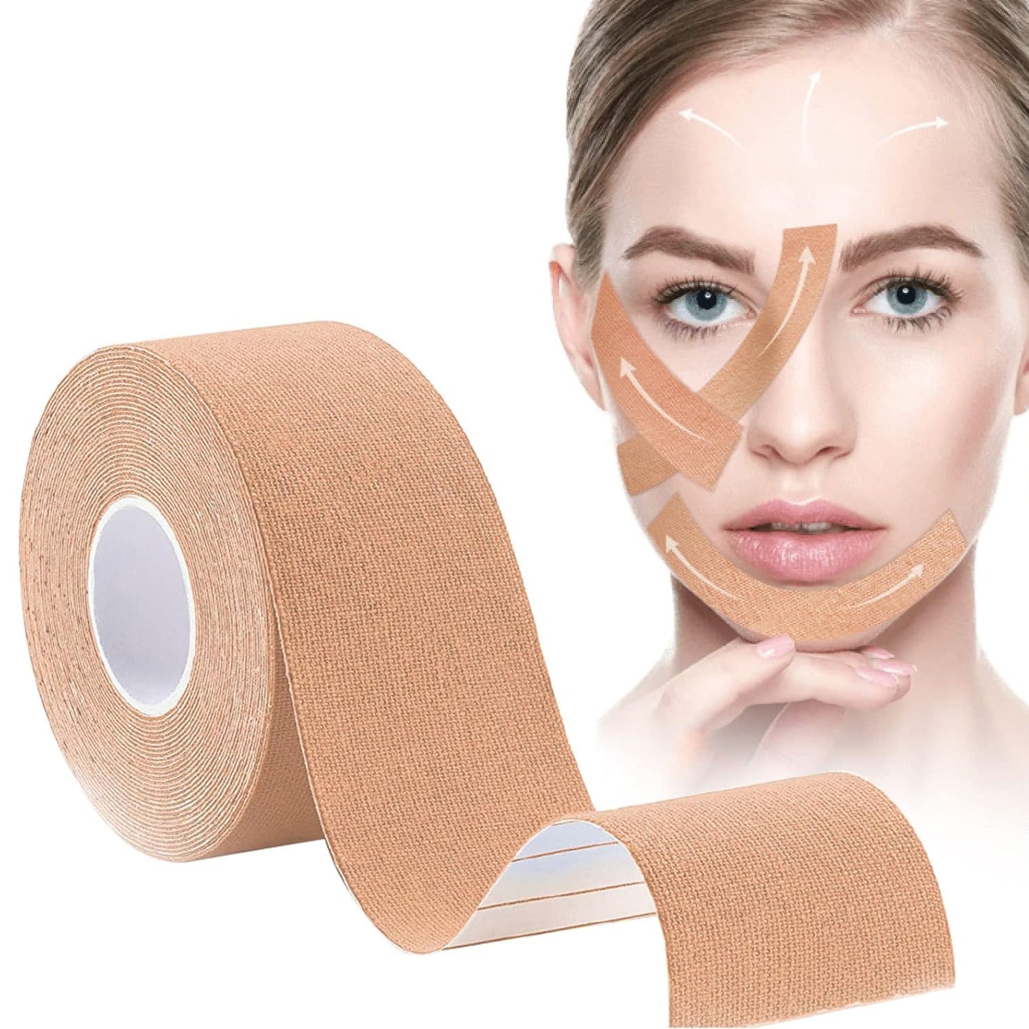 Velvet Wellness Face Lifting Tape roll for skin firming and anti-aging.