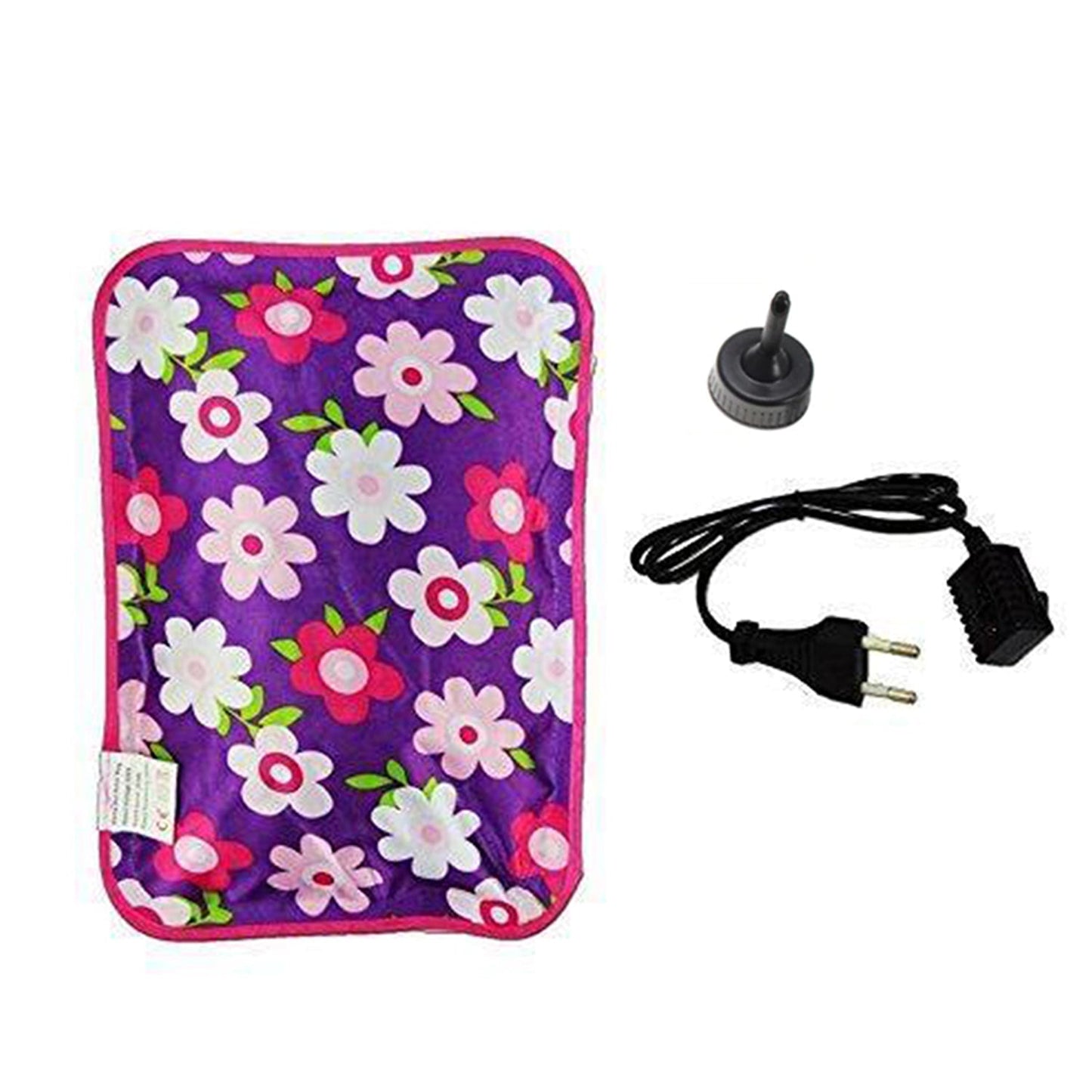 Detailed view of the electric hot water bag’s charging port and secure sealing.