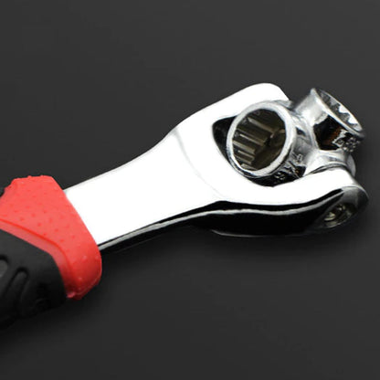 Versatile 48-in-1 universal socket wrench in action, simplifying a common repair task.