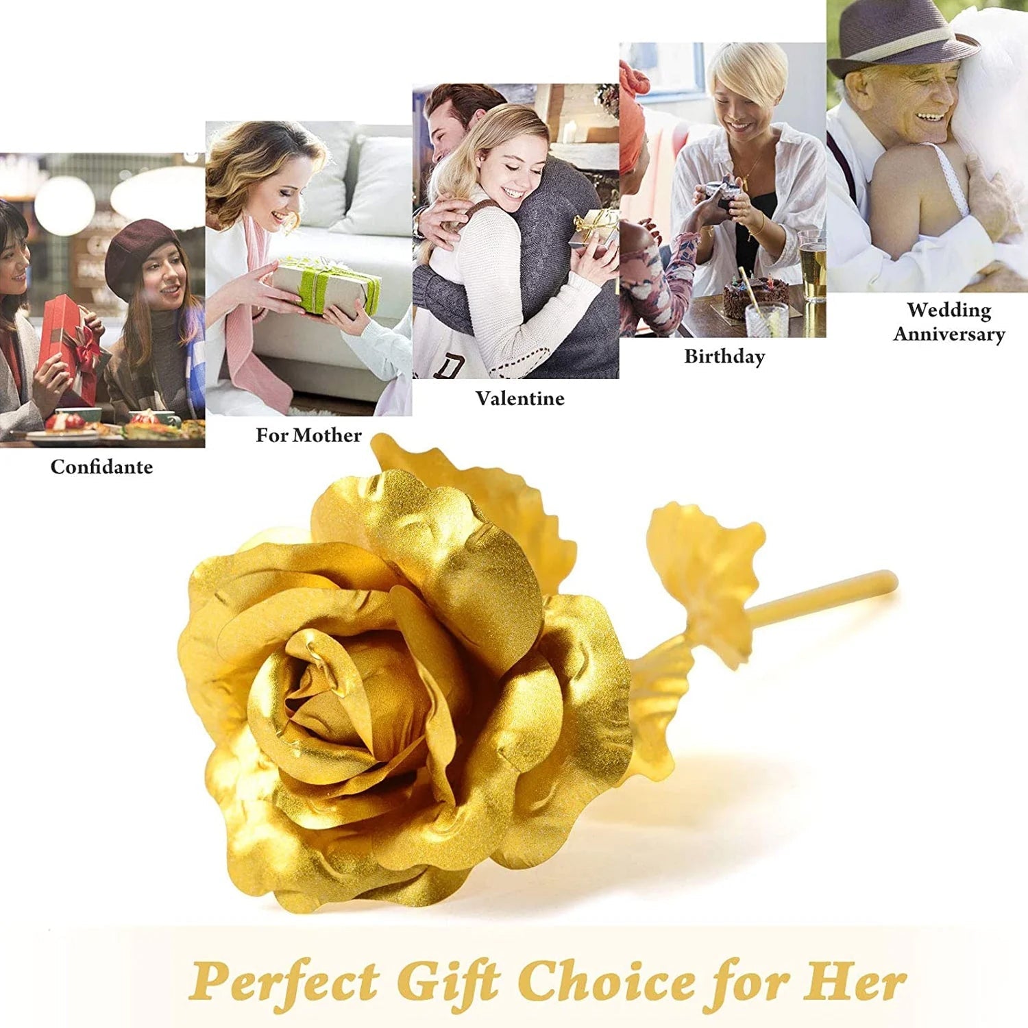 Premium packaging of the glass dome rose romantic gift set