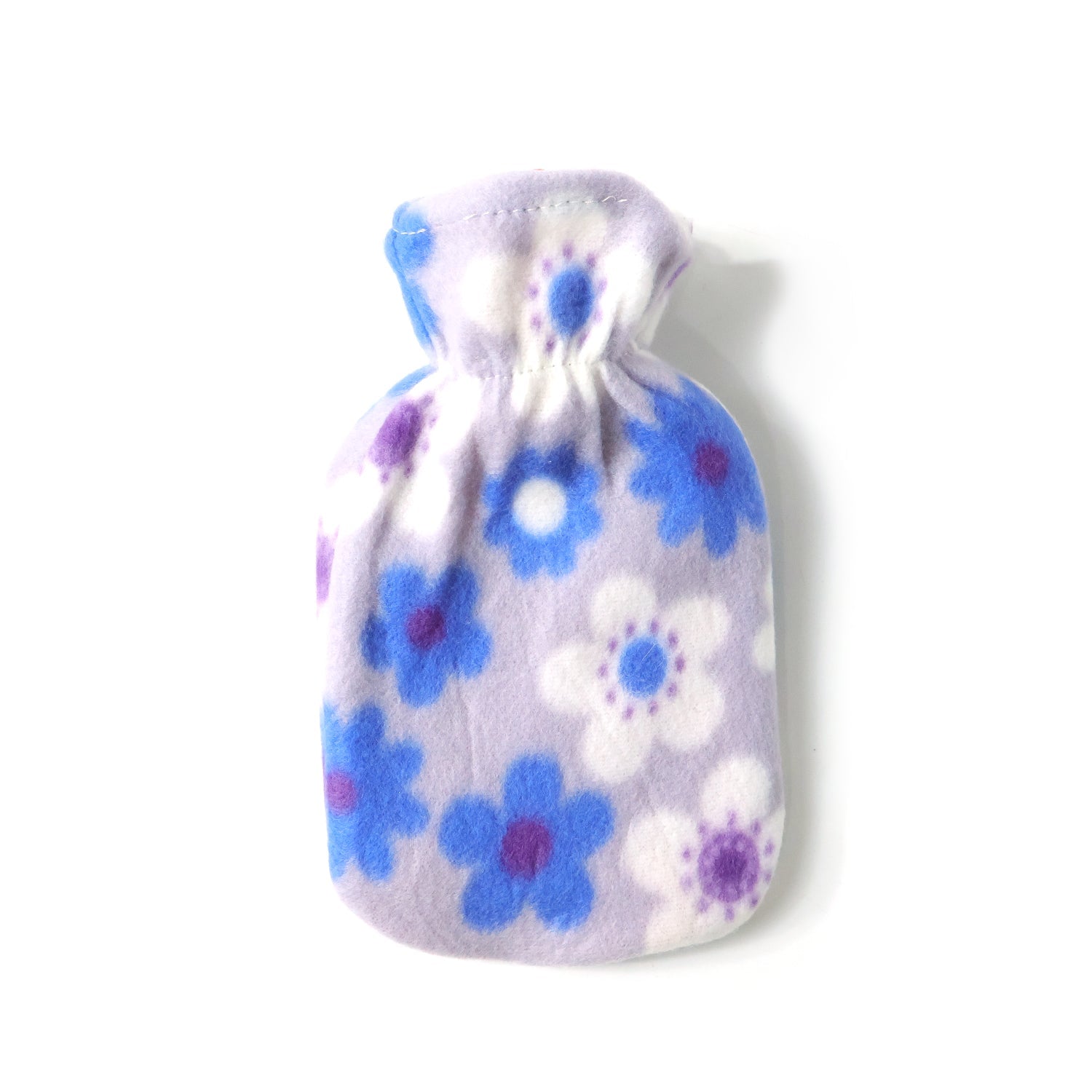 Reusable rubber hot water bottle with leak-proof cap for safe pain relief use