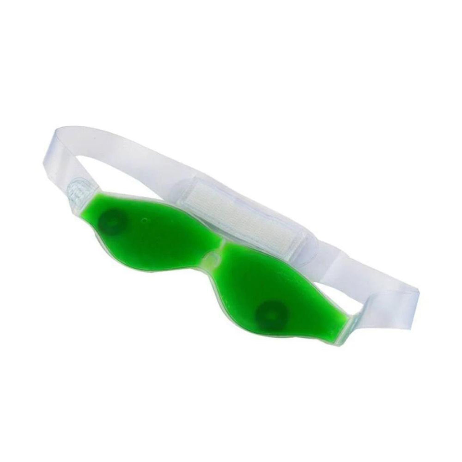 Side view of the silk eye mask, ideal for meditation and improved sleep.