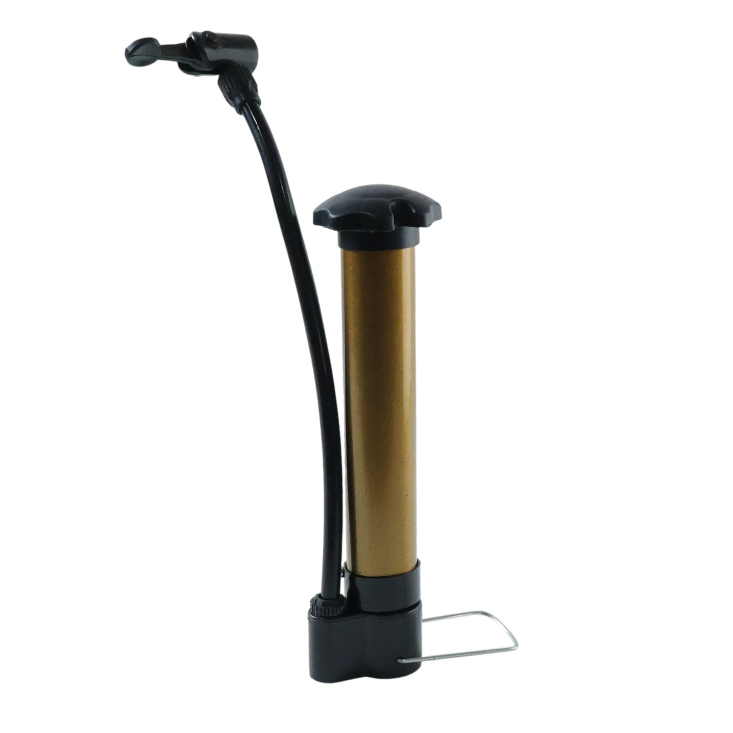 The Mini Hand Air Pump highlighted, showcasing its bright and protective gold-plated metal surface.