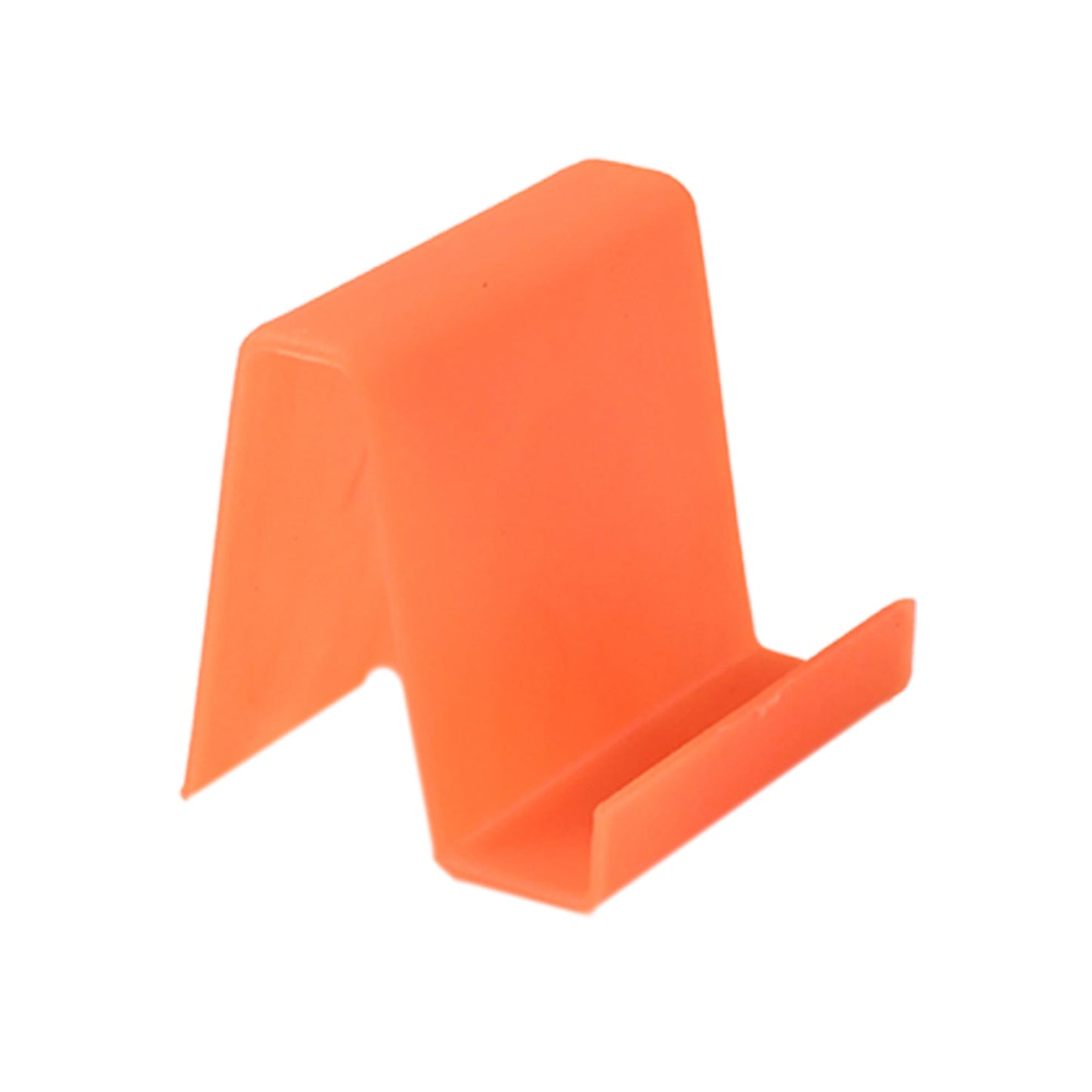 Mix color plastic phone stands displayed together as set
