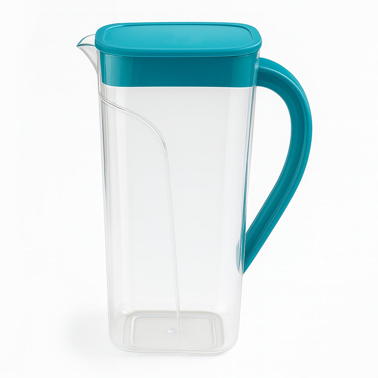 Close-up of plastic water container with spill-free lid