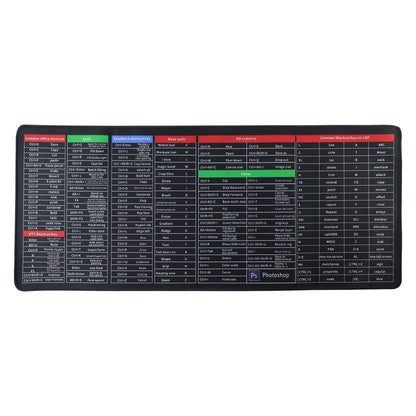 Durable stitched edges on the large keyboard mouse pad