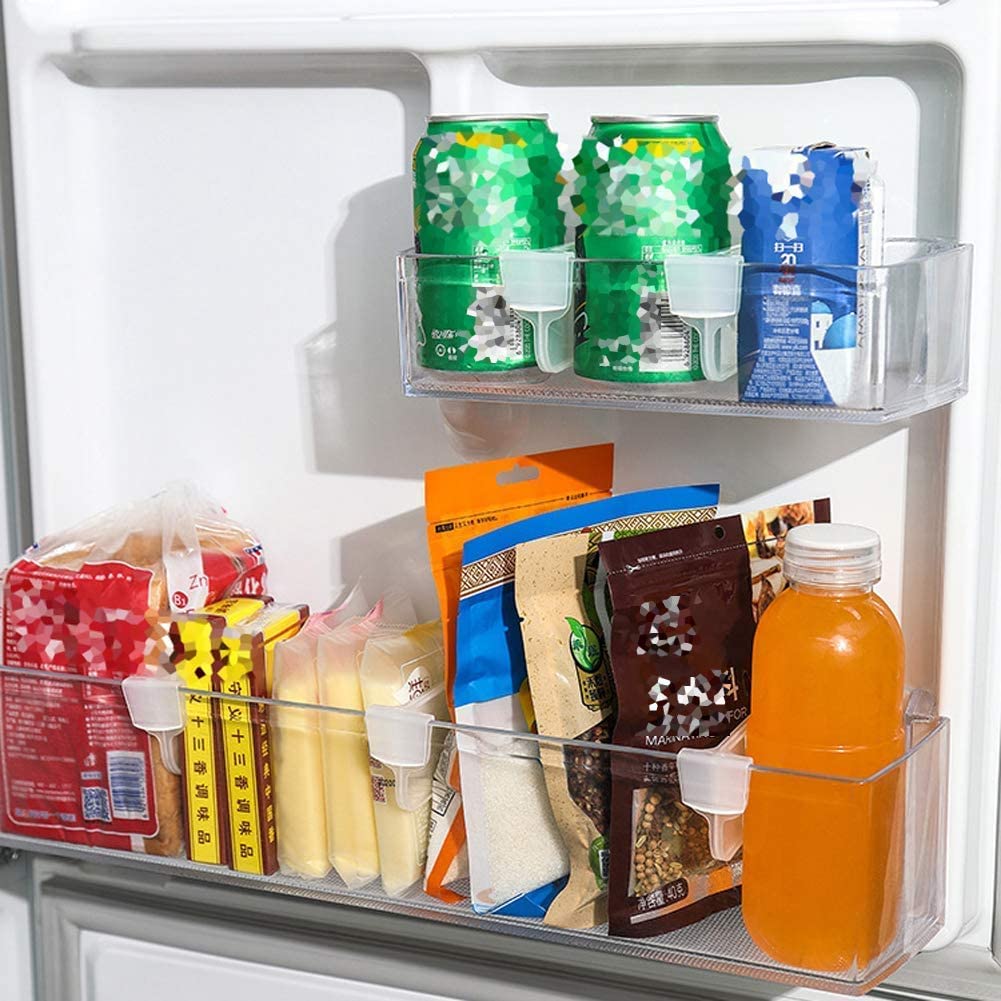 Plastic adjustable divider suitable for fridge and drawer organisation