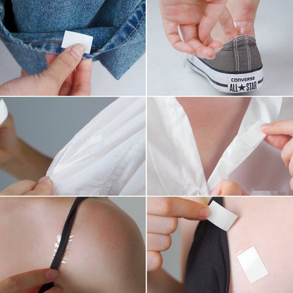 Packaging of Calm & Curl body tape for lingerie, emphasizing its 36-sheet quantity.