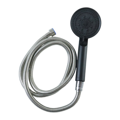 Handheld shower head with ergonomic grip