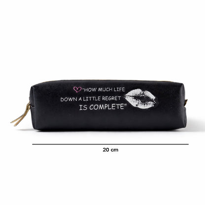 Stylish printed stationery case in compact size