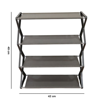 Easy-to-clean durable shoe rack for boots and sneakers