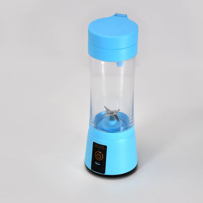 Juice extractor demonstrating easy blending and simple cleaning.