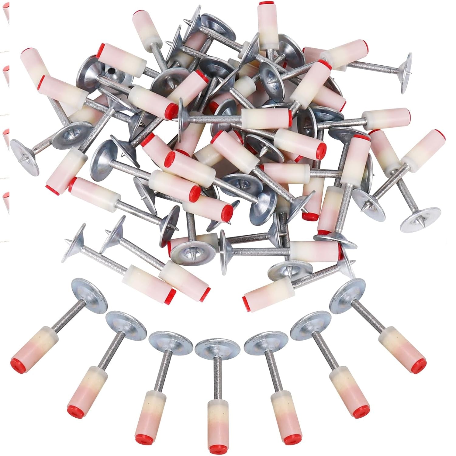 Assortment of steel nails, showcasing their versatile design for home improvement.