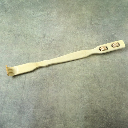 Acupressure wooden massage stick for relaxation