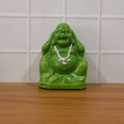 Live display of Laughing Buddha coin saving box