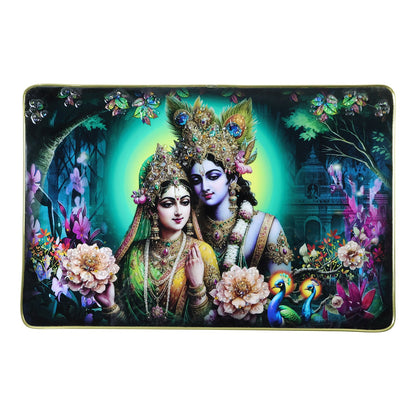 Artistic Radha Krishna wall art for decoration