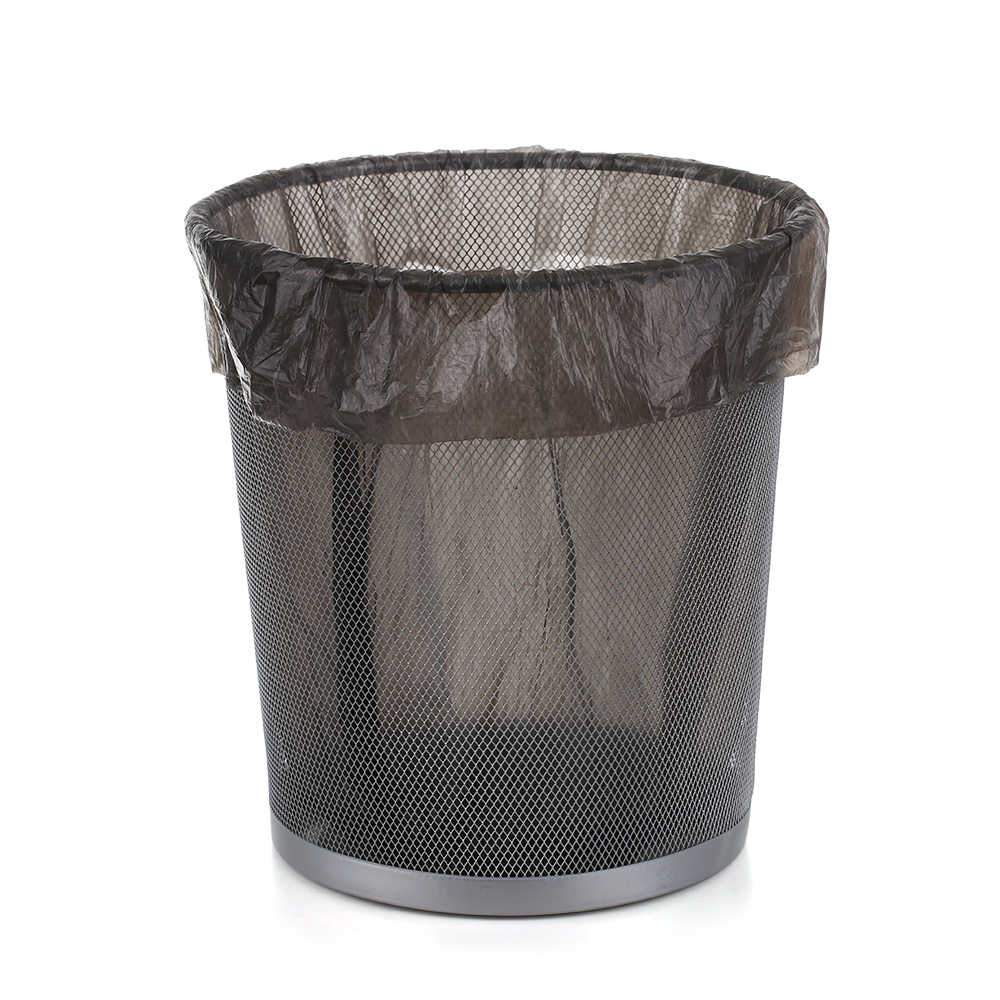Eco-friendly disposable black garbage bags, 30 x 50 inch, promoting cleanliness.