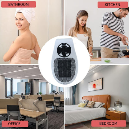 Home electric heater with instant heat output