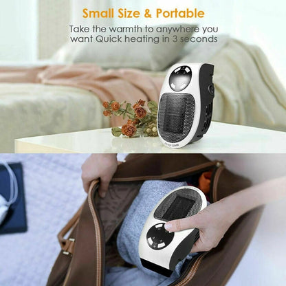 Indoor space heater compact for winter use