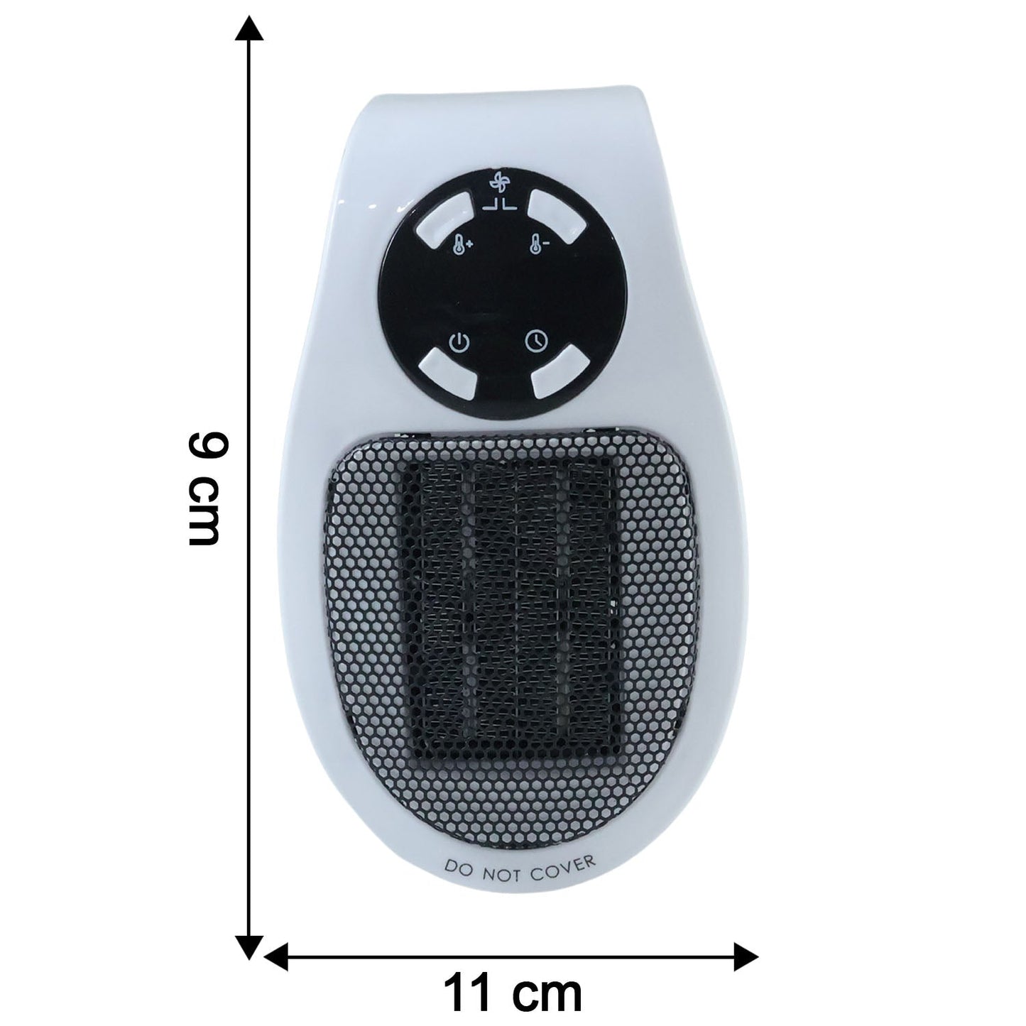 Plug-in space heater for small indoor spaces