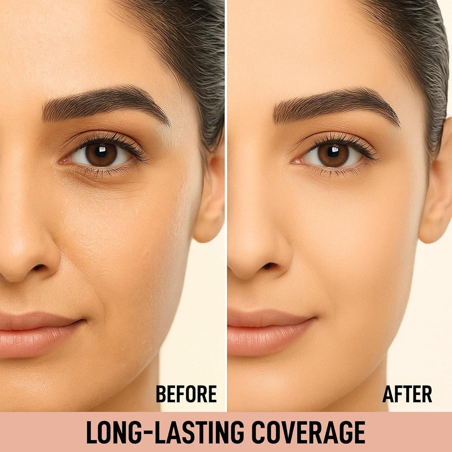 Matte finish look using OG Beauty Java Compact Powder