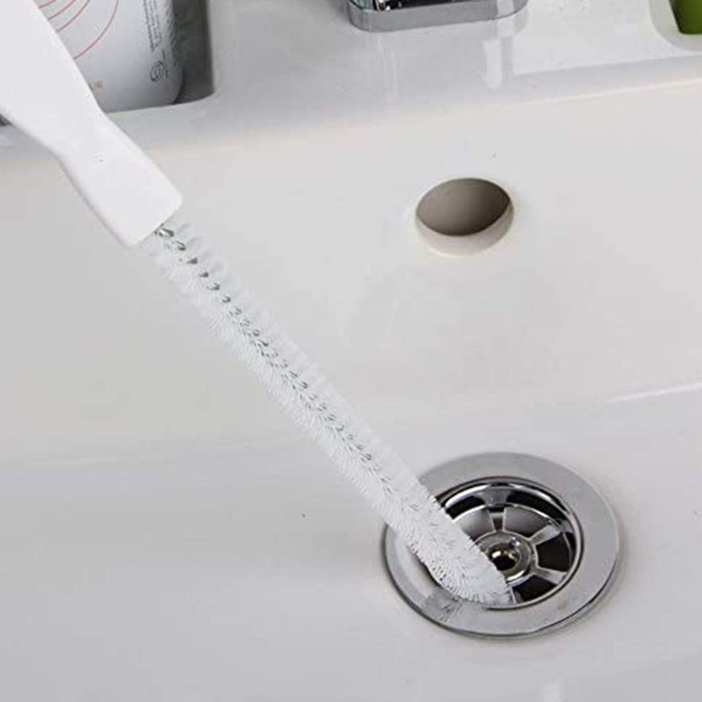 45cm flexible pipe cleaning brush with wire body and bristles