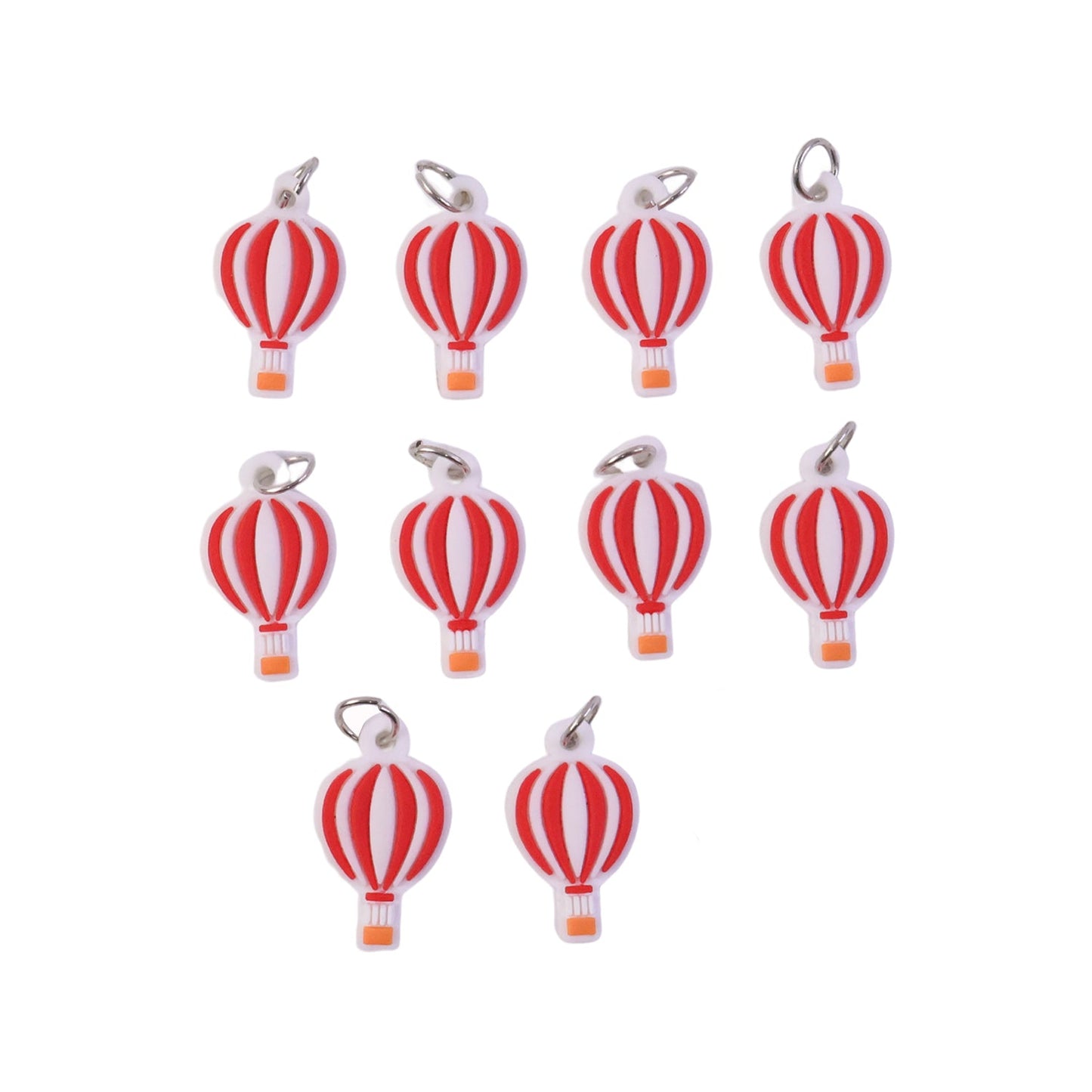 Stylish hot air balloon keychain for everyday accessories