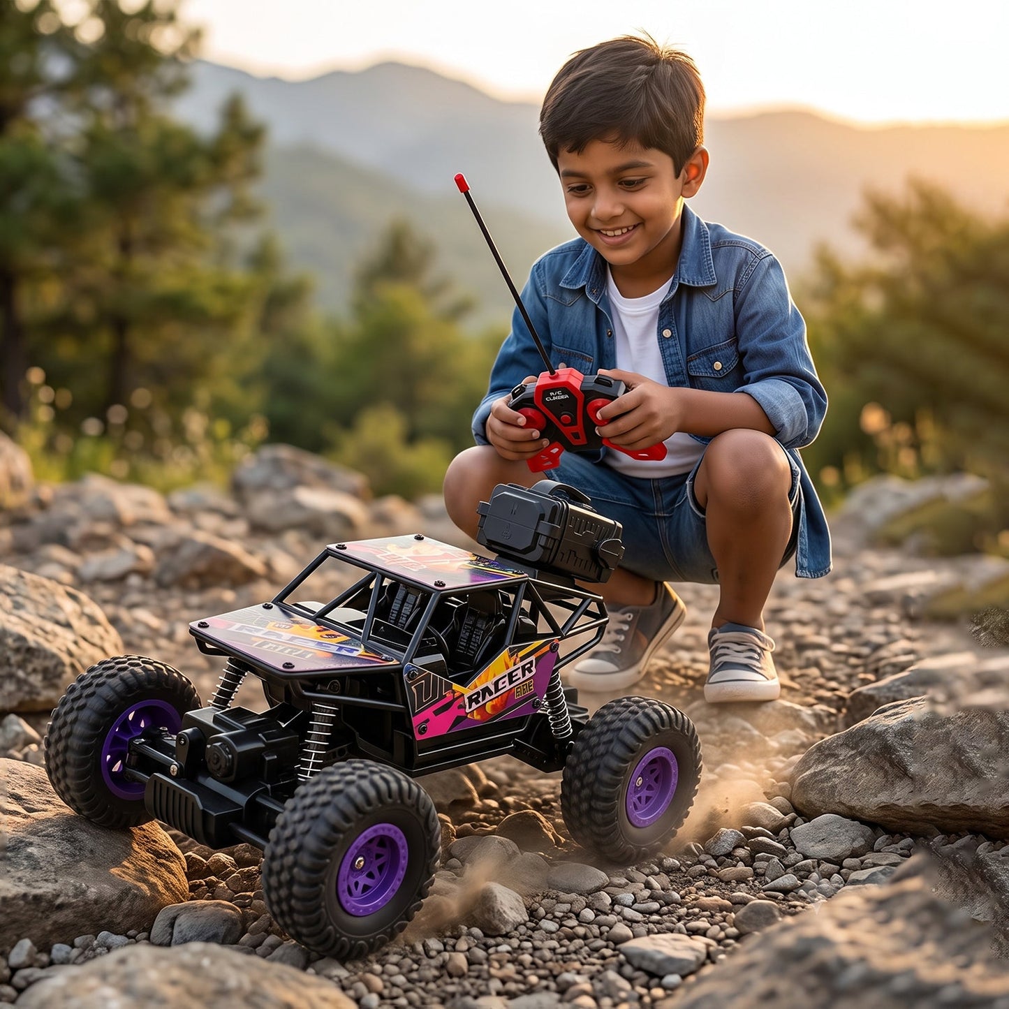 Remote Control Rock Crawler – Off-Road Adventure Toy for Kids