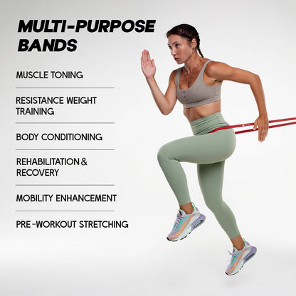Resistance band supporting assisted pull-ups for fitness improvement