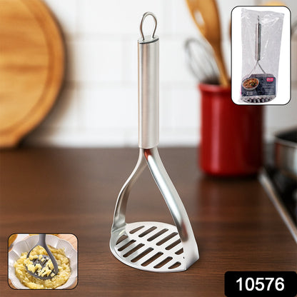 Multipurpose stainless steel potato masher suitable for vegetables
