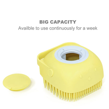 Product packaging box for the silicone massage bath brush.