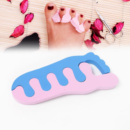 SootheStretch reusable sponge toe separators in assorted colors