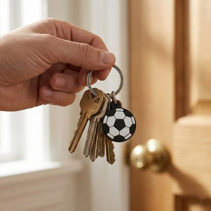 Football keychain charm for accessories and gifts