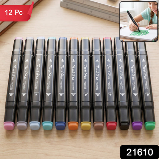 Acrylic Dual Tip Marker Set – Vibrant Watercolor Art Pens