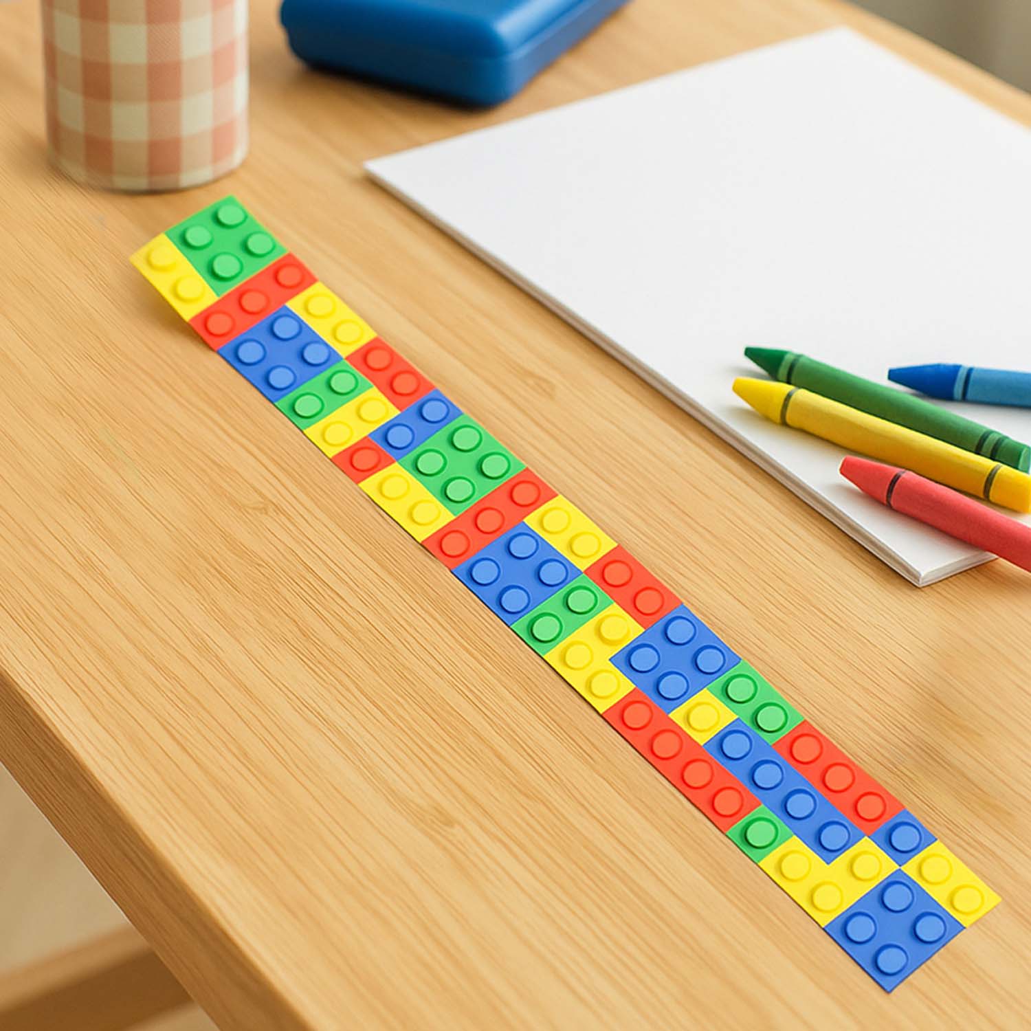 Party favors showcasing multicolor snap slap bracelet set